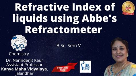 determination of refractive index by abbe's refractometer|abbe refractometer lab manual.